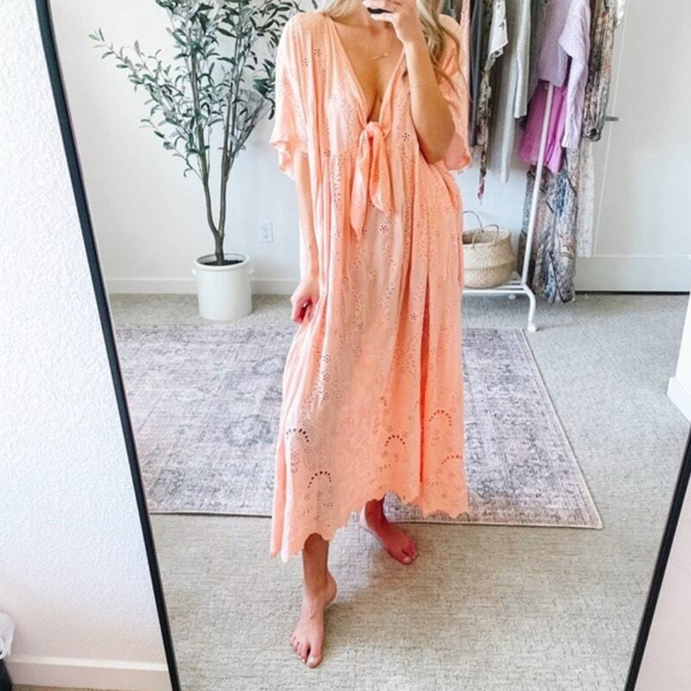 Young Fabulous & Broke Eyelet Kaftan